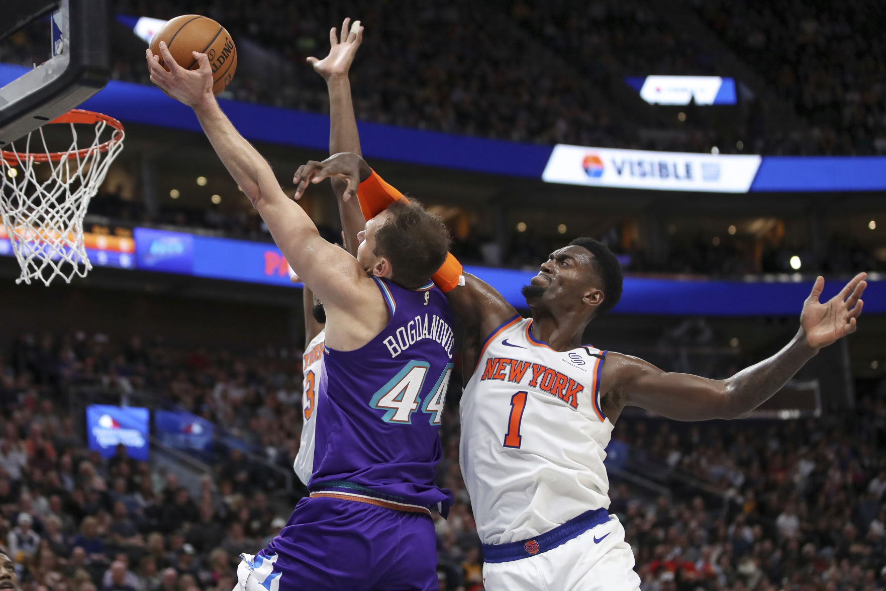 APTOPIX Knicks Jazz Basketball